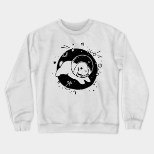 Space Astronaut Bunny Crewneck Sweatshirt